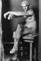 Watts, George Frederick - Seated Female Nude